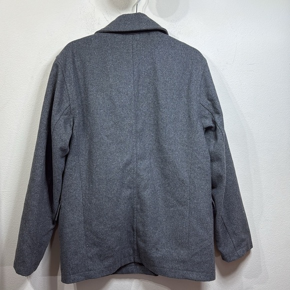 (N5) Old Navy: vintage Men's Wool Blend Peacoat, Size M - Picture 6 of 11